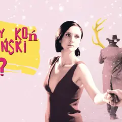 Grafika z napisem "Ile waży koń trojański?" i postaciami z filmu.