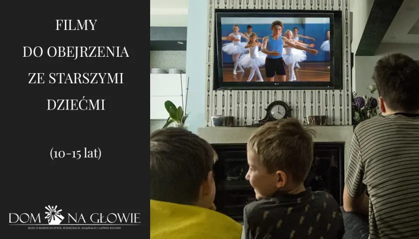 Dwóch chłopców ogląda film o balecie. Idealne filmy dla dzieci 10-12 lat, które rozbudzą ich pasje.